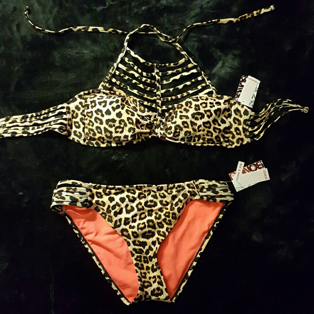 BONGO Cheetah print bikini 2-piece